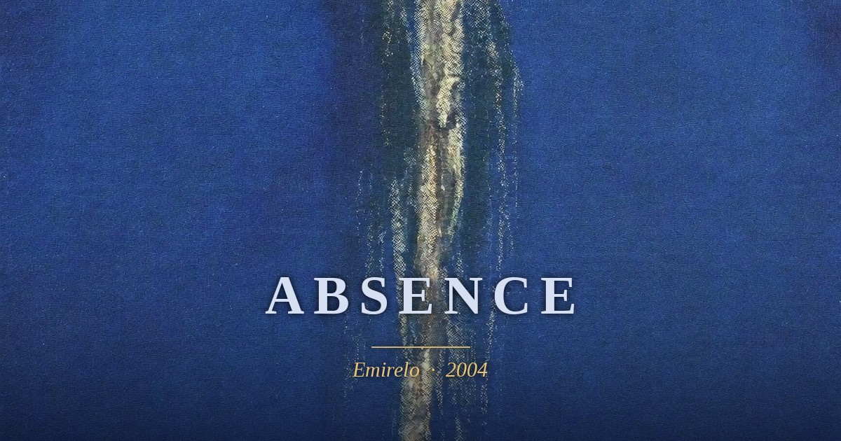 Absence, poème d'Emirelo : couverture titre — texte intégral sur emirelo.fr.