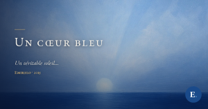 Un cœur bleu