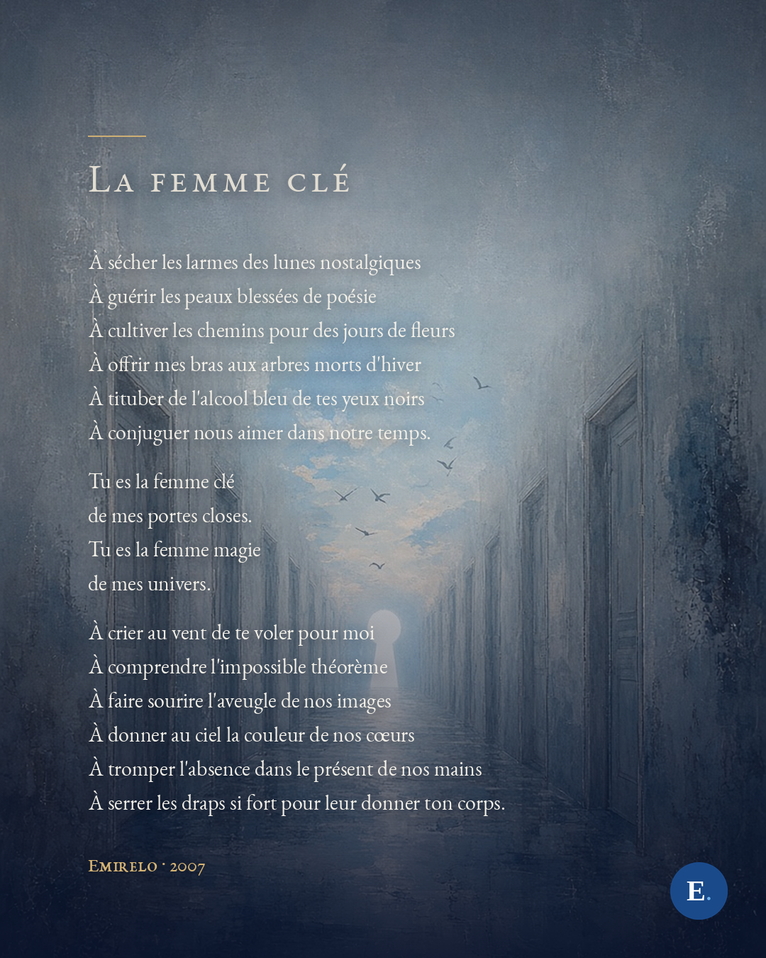 La femme clé, carte 1/2