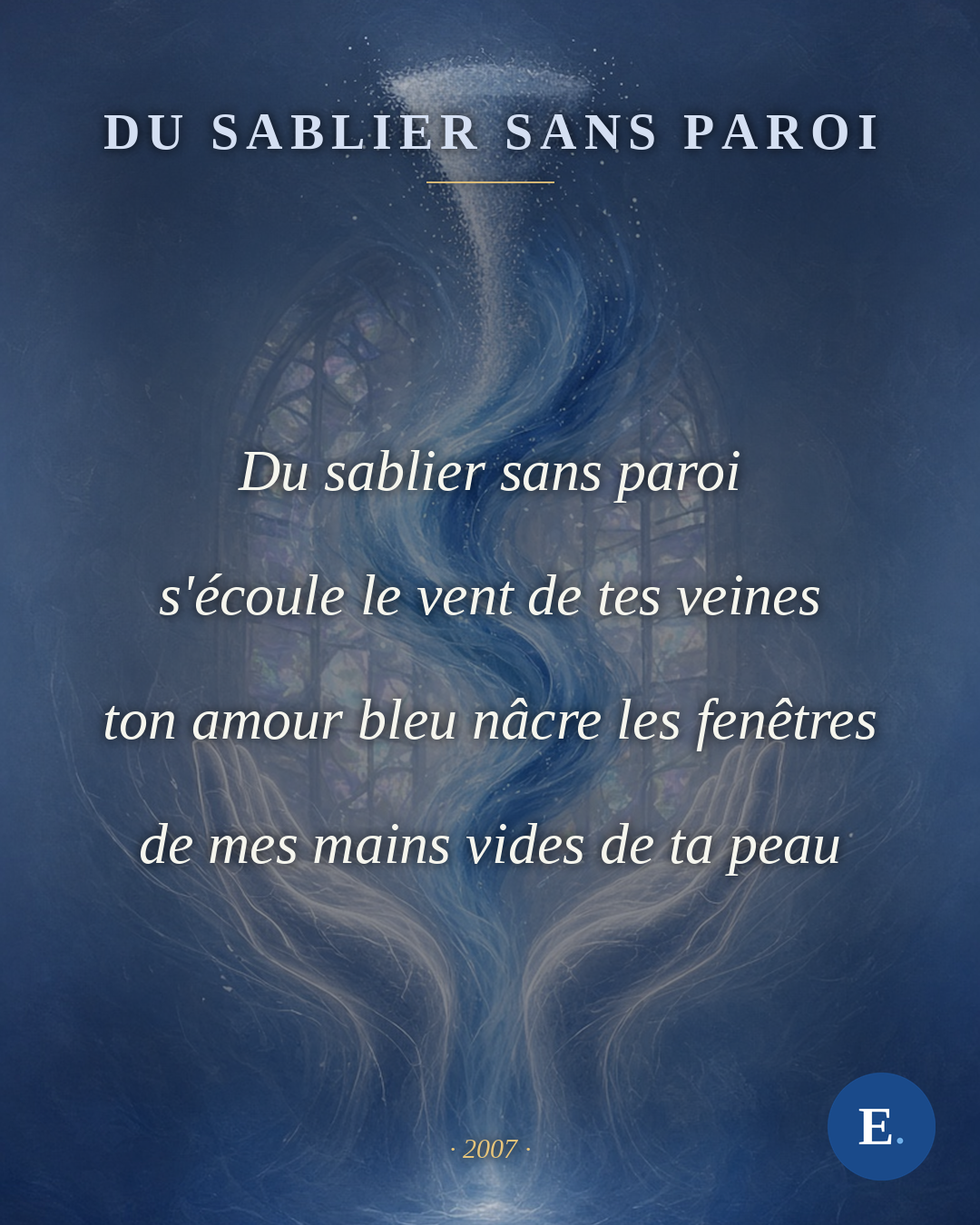 Du sablier sans paroi, carte