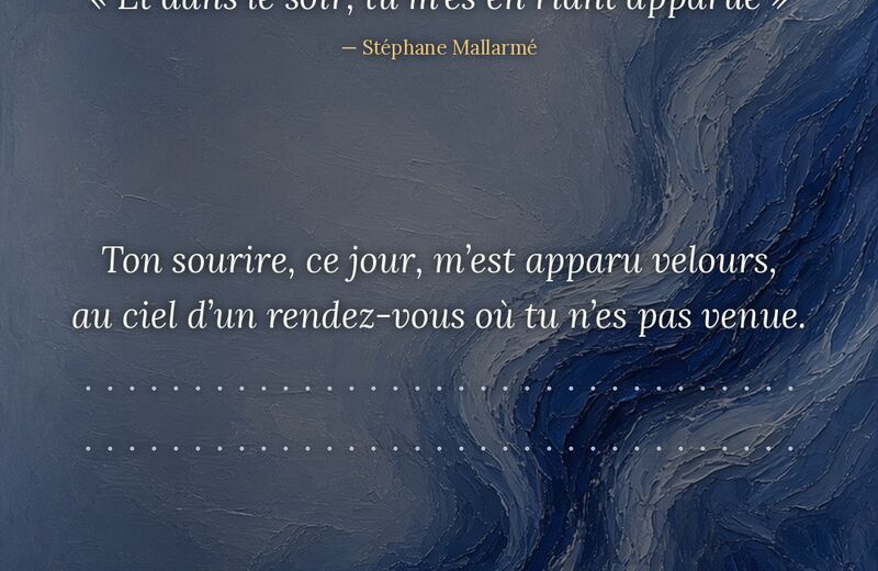 La carte de la joute n°1, sur Mallarmé.