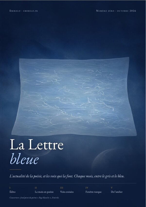 Couverture de La Lettre bleue n° 0