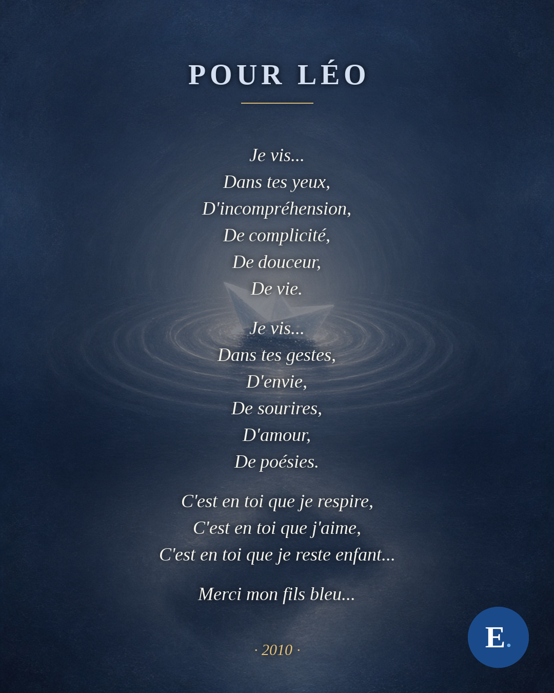 Pour Léo, carte