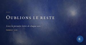 Oublions le reste